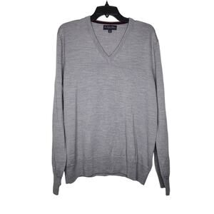 Brooks Brothers italian yarn / merino wool sweater - large